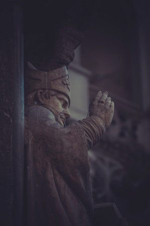 Bishop, Toledo cathedral, majestic monument in spain.の写真素材
