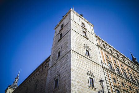 toledo alcazar fortress destroyed during the Spanish Civil Warのeditorial素材