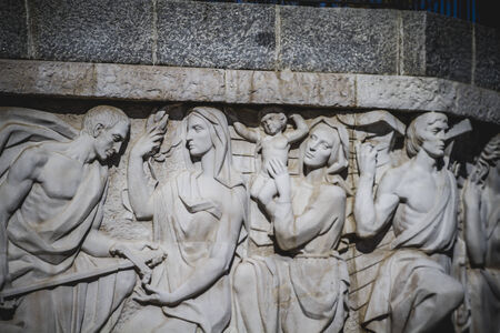 toledo alcazar fortress destroyed during the Spanish Civil Warのeditorial素材