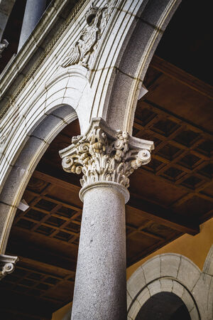 toledo alcazar fortress destroyed during the Spanish Civil Warのeditorial素材
