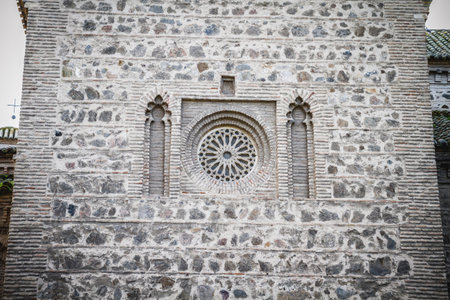 Arabic wall, Tourism, Toledo, most famous city in spainのeditorial素材