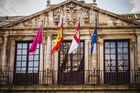 Cathedral facace, Tourism, Toledo, most famous city in spainの写真素材