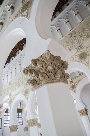Jew, Santa Maria la Blanca is a temple located in the Spanish city of Toledo. Built in 1180 as a synagogueのeditorial素材