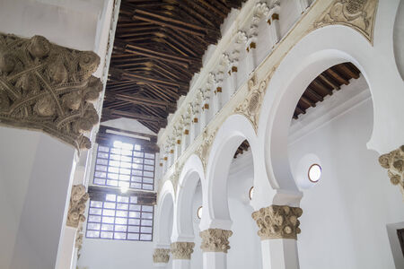 Jew, Santa Maria la Blanca is a temple located in the Spanish city of Toledo. Built in 1180 as a synagogueのeditorial素材