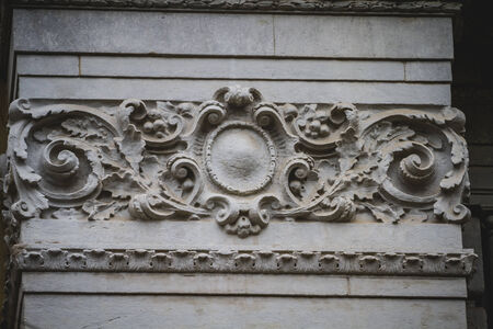 tipical architecture of the Spanish city of Valenciaの写真素材