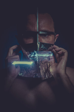 surrealism, concept of mental disorder, schizophrenia and depression