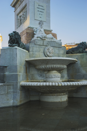 oldest street in the capital of Spain, the city of Madrid, its architecture and artのeditorial素材