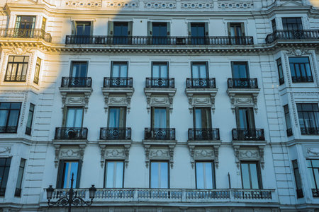 classic balconies Madrid, oldest street in the capital of Spain, its architecture and art