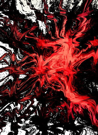 Abstract Wave. Fantastic Fractal Designの写真素材