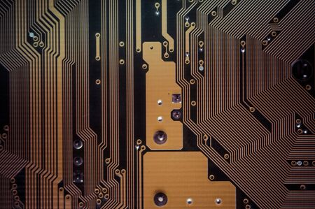 Processor, Motherboard, computer and electronics modern backgroundの写真素材