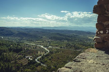 Villafamés rural villa in Castellon, Valencia region in Spainの写真素材
