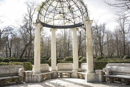 Monument, Fountains and gardens of the palace of Aranjuez in Madrid, Spainのeditorial素材