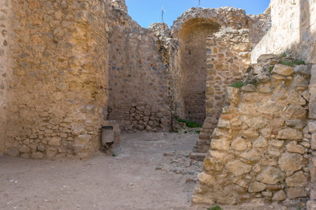 Town of Consuegra in the province of Toledo, Spainの写真素材