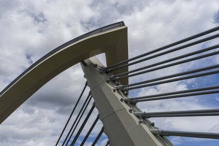 Miño river passing through Orense Roman city located in Galicia. Spainの写真素材