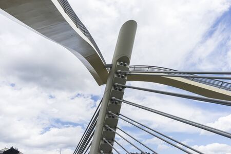 Miño river passing through Orense Roman city located in Galicia. Spainの写真素材