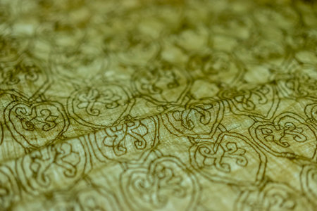 Calligraphy, Ancient book written by hand by the monks during the Romanesque in Spain. Writing in...