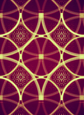 Tiles, fractal modern background for modern design