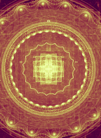 Mandala, fractal modern background for modern designの写真素材