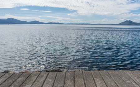 Paradise Mallorca, calm turquoise waters in the Mediterranean Sea, holiday scenes with a sense of...