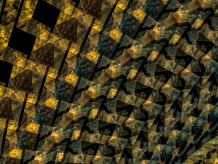Creative background with powerful and bright abstract sun, waves and sinuous shapes, decorative...