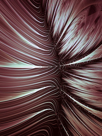 Creative background plant leaves, waves and sinuous shapes, decorative image for advertising or...