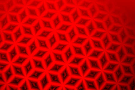 red color, heat and fire concept, 3d fractal background. decorative image for designの写真素材
