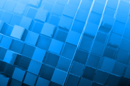 decorative fractal 3d design, background pattern for modern wallpaper technology concept
