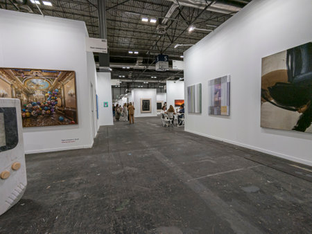 MADRID, SPAIN - 16 OCTOBER 2022. ESTAMPA, the International Contemporary Art Fair in Madrid, Spainのeditorial素材