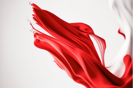 deep red painting with movement. color explosion for graphic design and photographers, created with Generative AI technologyの素材