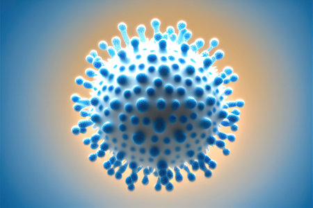 viral disease, virus in the blood coronavirus in the blood infectious disease, pandemic and global health dangerの素材