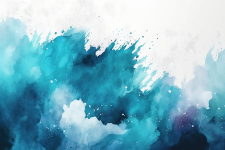 AI-generated watercolor abstraction, perfect for creative projects and print designs.の素材