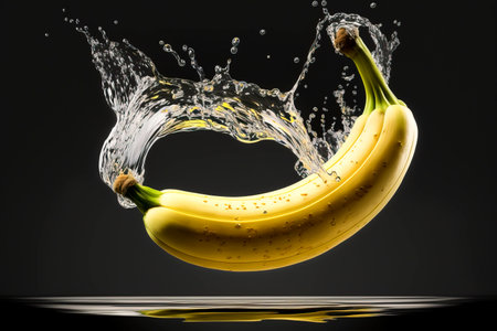 Captivating for culinary art or dynamic food advertisement visuals.の素材