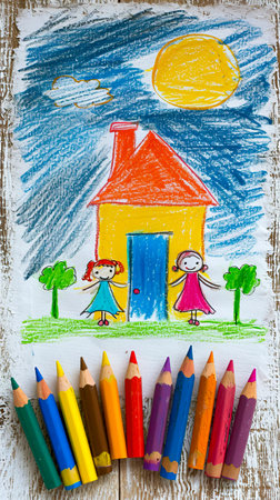 AI-generated image perfect for family-oriented content and educational materialsの素材