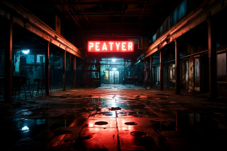 Great for urban exploration and mystery-themed visual narrativesの素材