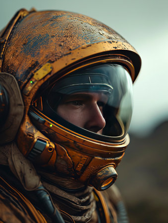 A captivating visual for science fiction and adventure narratives.の素材
