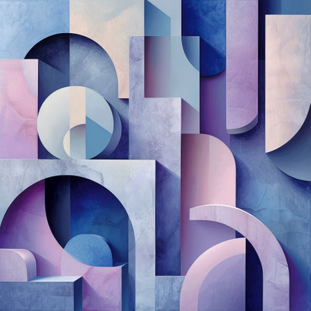 An abstract digital art piece, ideal for modern design backgrounds.の素材