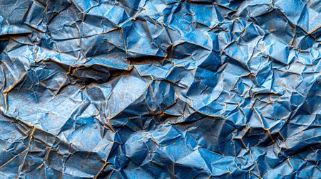 Ideal for a creative backdrop, this AI-generated image provides a rich, textured blue paper surface.の素材