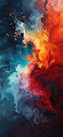 Vivid Vortex: A Mesmerizing Blend of Color and Flow created with Generative AI technologyの素材