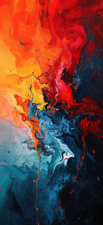 Vivid Vortex: A Mesmerizing Blend of Color and Flow created with Generative AI technologyの素材