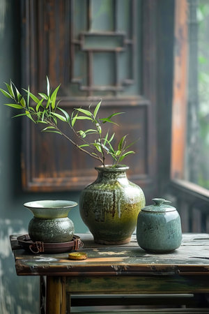 Dreamy Atmosphere: Chinese Cultural Themes Created with Generative AI Technologyの素材