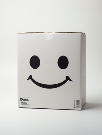 Whiskered Surprise: Playful Cat Box Design created with Generative AI technologyの素材