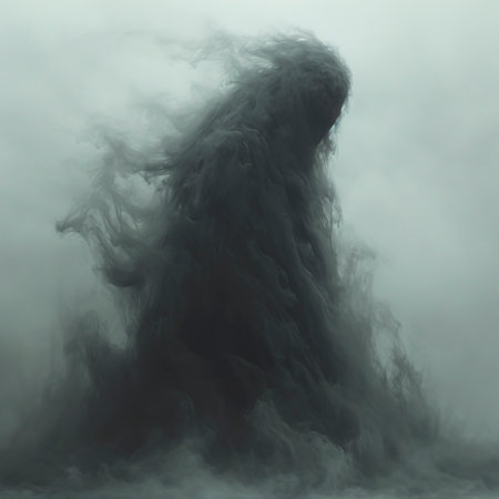 The Alien Beast: A Mysterious Creature Lurking in the Sky created with Generative AI technologyの素材