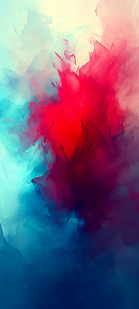 Soothing Watercolor Abstracts: Aquas, Pinks, and Light Neutrals for a Calm and Confident Background created with Generative AI technologyの素材