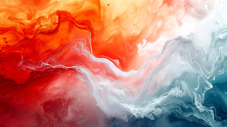 Fluid Fusion: A Dynamic Blend of Colors in High-Definition created with Generative AI technologyの素材