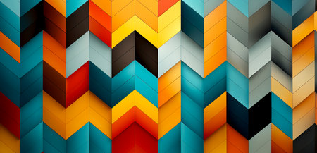 Vibrant Geometric Patterns for Forward-Thinking Designs created with Generative AI technologyの素材