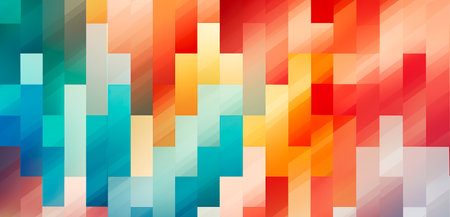 Abstract Geometric Patterns: The Latest Trend in Digital Prints and Web Designs, created with Generative AI technologyの素材
