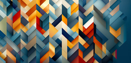 Chic Geometric Design: A Stylish Minimalist Background created with Generative AI technologyの素材