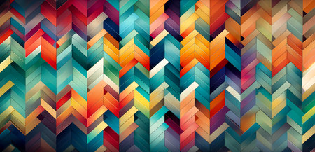 Vibrant Geometric Patterns for a Modern Aesthetic created with Generative AI technologyの素材