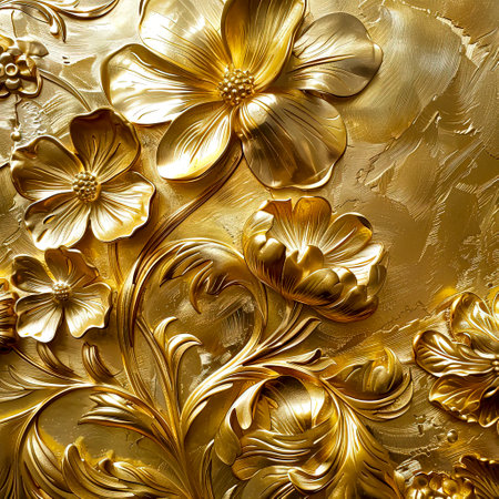 Gleaming Gold Platter A Luxurious Touch for Restaurant Websites created with Generative AI technologyの素材