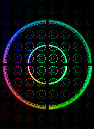 Vibrant Laser Light Backgrounds: The Perfect Visuals for Your Creative Projectsの写真素材